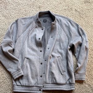 lululemon athletica Gray Bomber Jacket